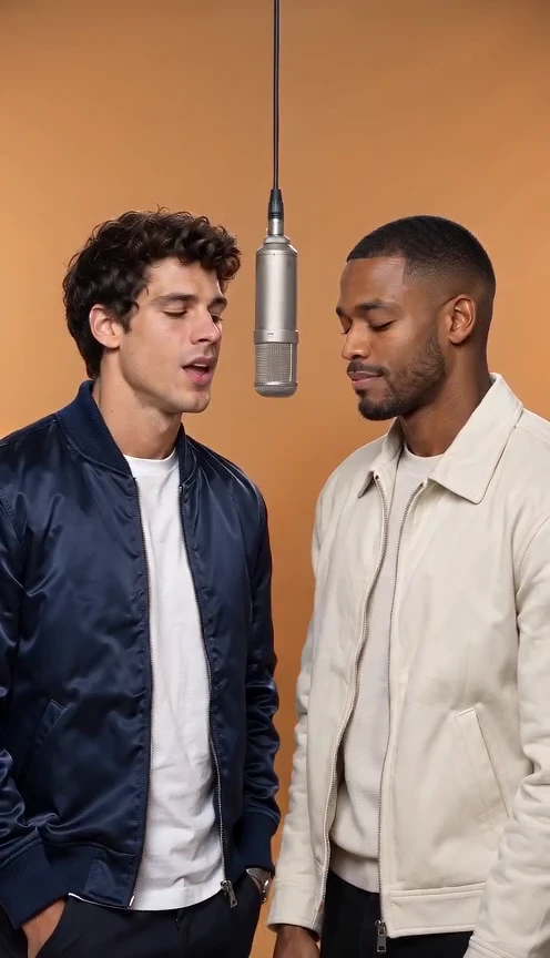 Orange-booth duo: opening beat